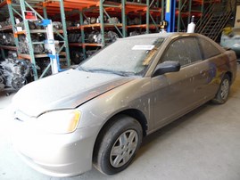2003 HONDA CIVIC LX BEIGE COUPE 17L AT A18837